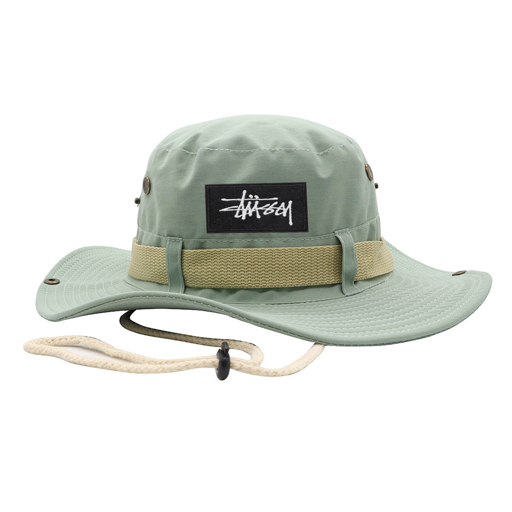 Stussy Hat Men's and Women's Summer Breathable Sun Hat Outdoor
