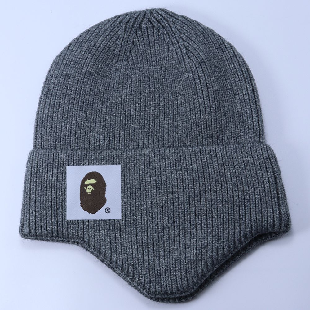 Stussy Hat Winter Knitted Hat Men's and Women's Warm Ear Protector Outdoor Wool Hat