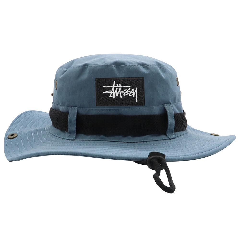 Stussy Hat Men's and Women's Summer Breathable Sun Hat Outdoor